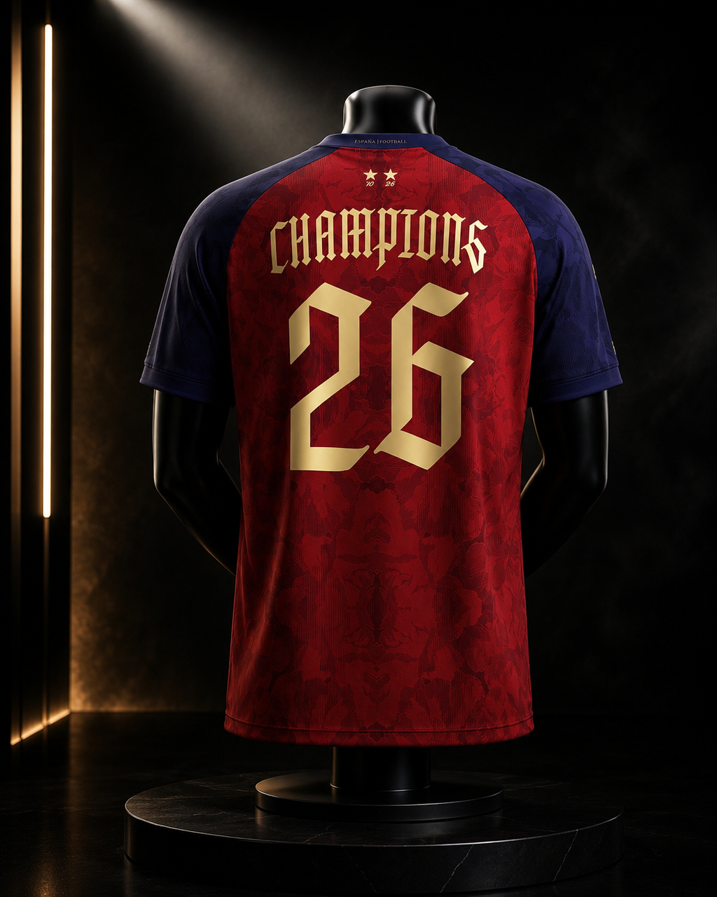 Spain 2026 Champions Jersey - Red